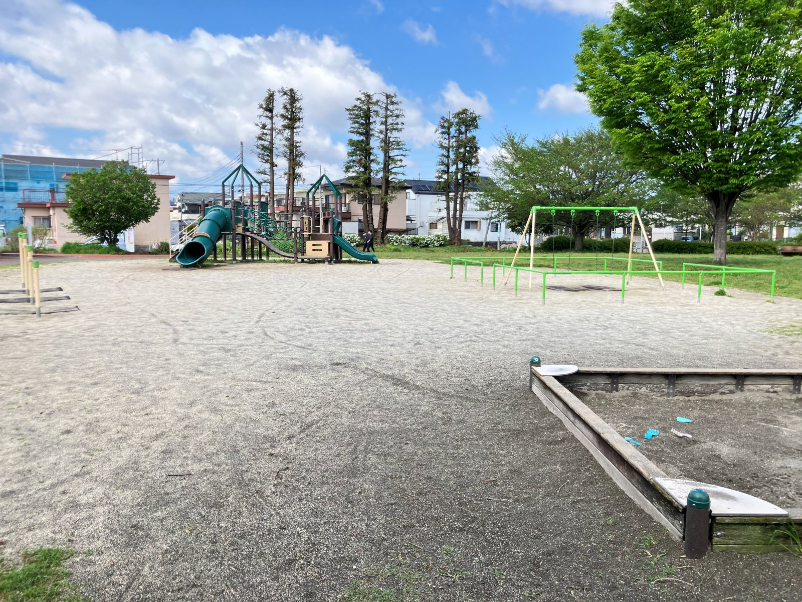 勝田台中央公園の遊具エリア
