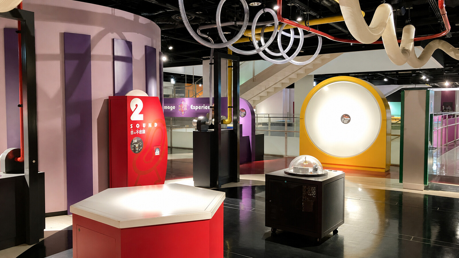 千葉市科学館8階ワンダータウンの展示