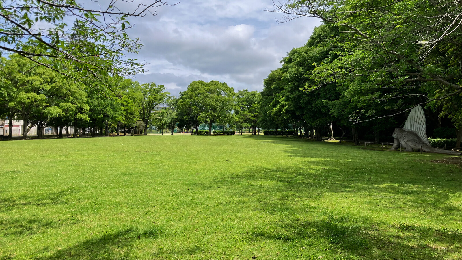 八千代台近隣公園の広い芝生広場